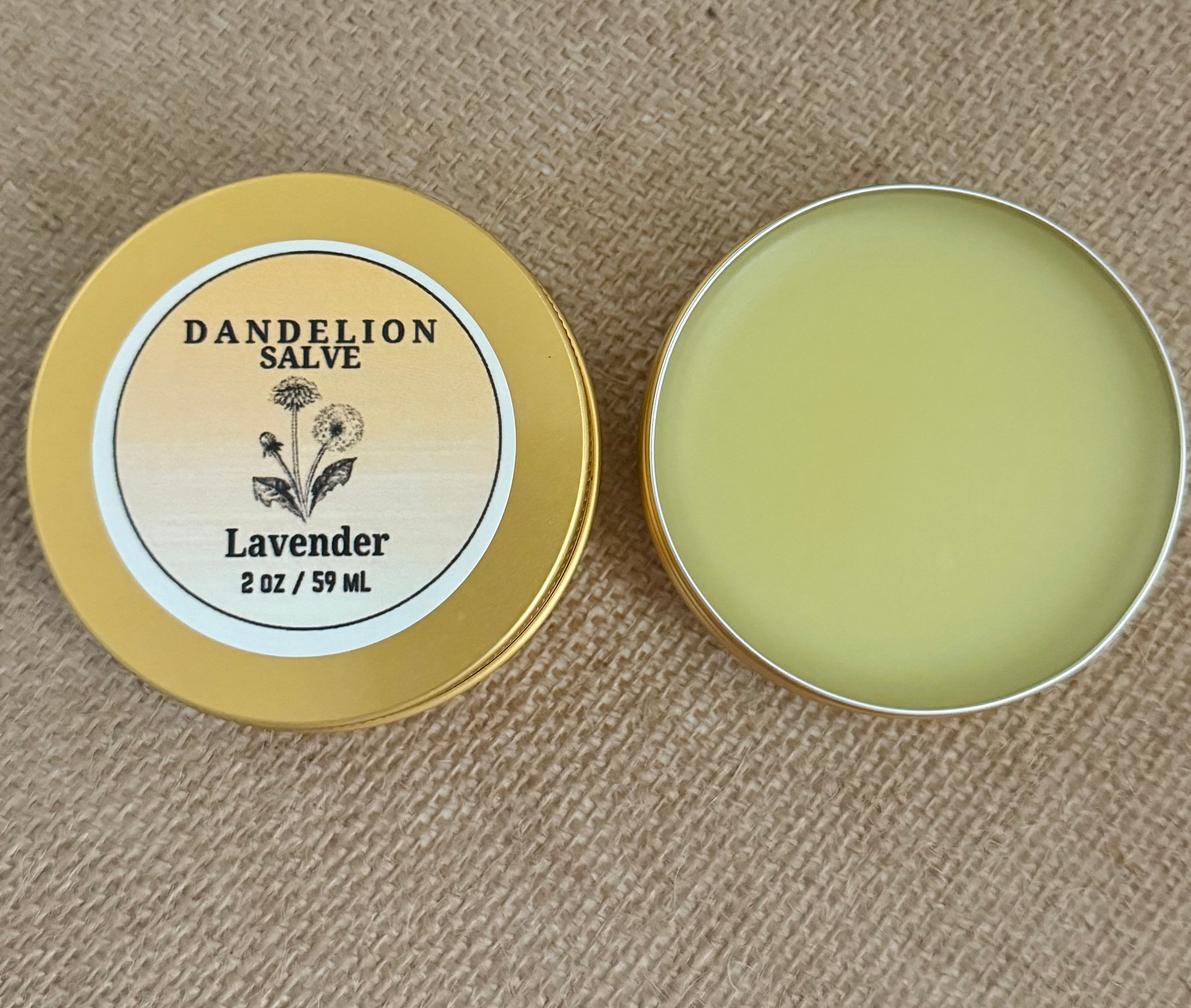 Lavender Dandelion Salve
