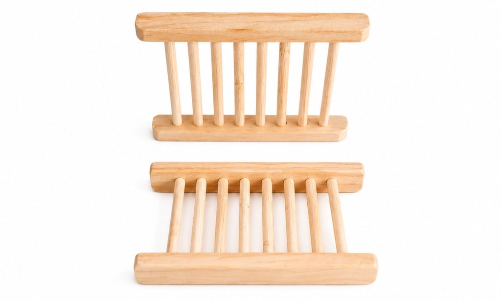 Light Bamboo Soap Saver Ladder