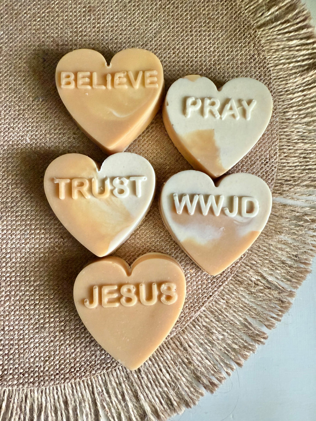 Clean Cotton- Jesus Heart Goat Milk Soap