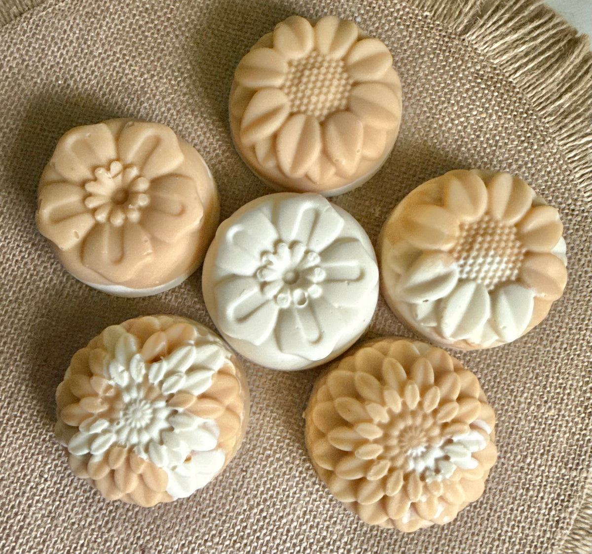 Clean Cotton- Flower Goat Milk Soap