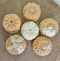 Clean Cotton- Flower Goat Milk Soap