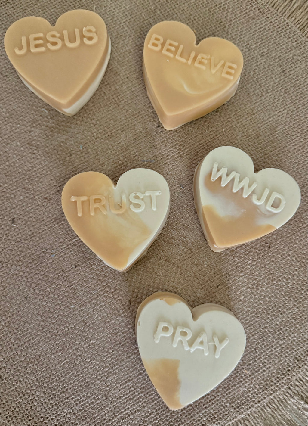 Clean Cotton- Jesus Heart Goat Milk Soap