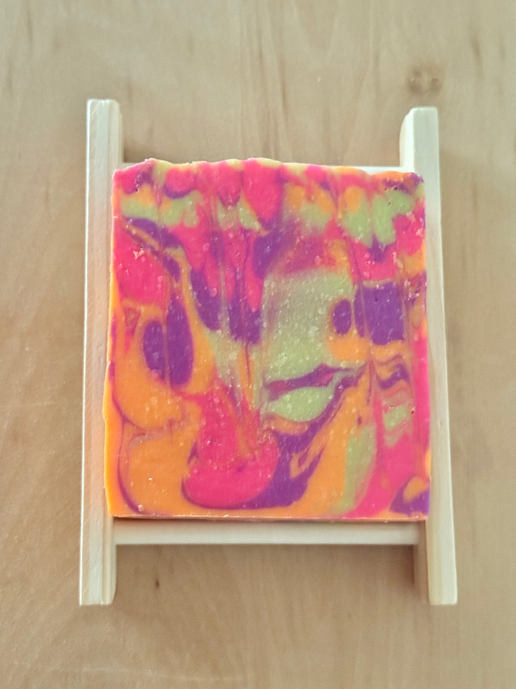 Light Bamboo Soap Saver Ladder