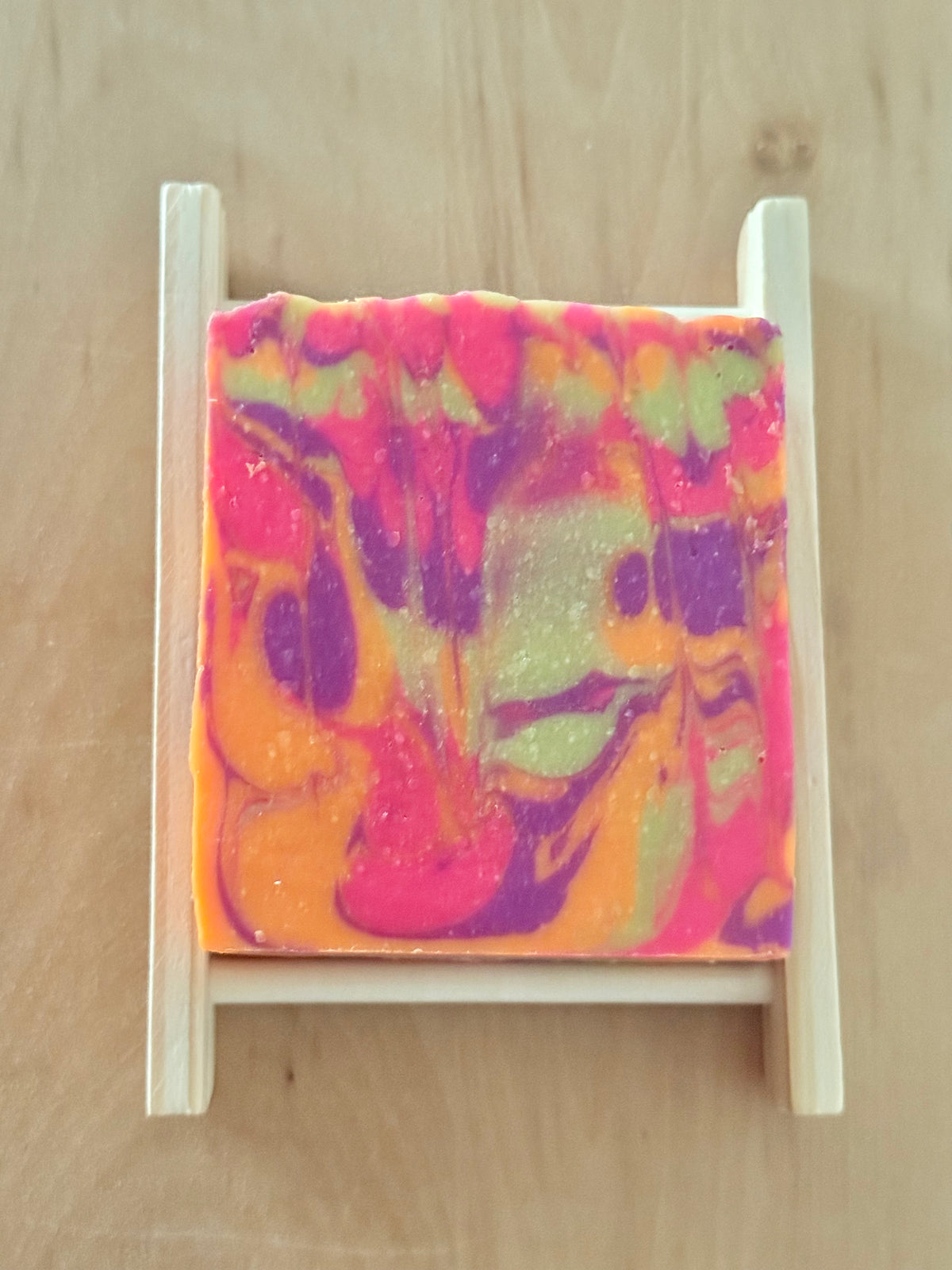 Light Bamboo Soap Saver Ladder