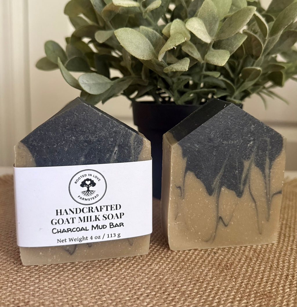 Charcoal Mud Bar Goat Milk Soap