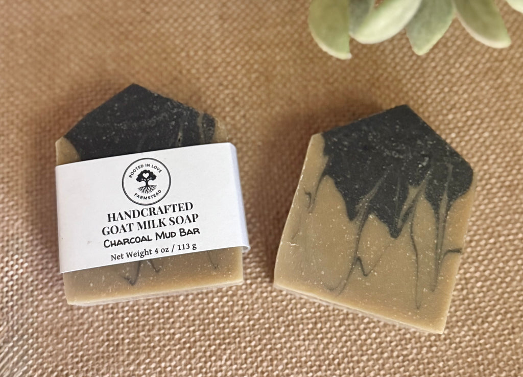 Charcoal Mud Bar Goat Milk Soap