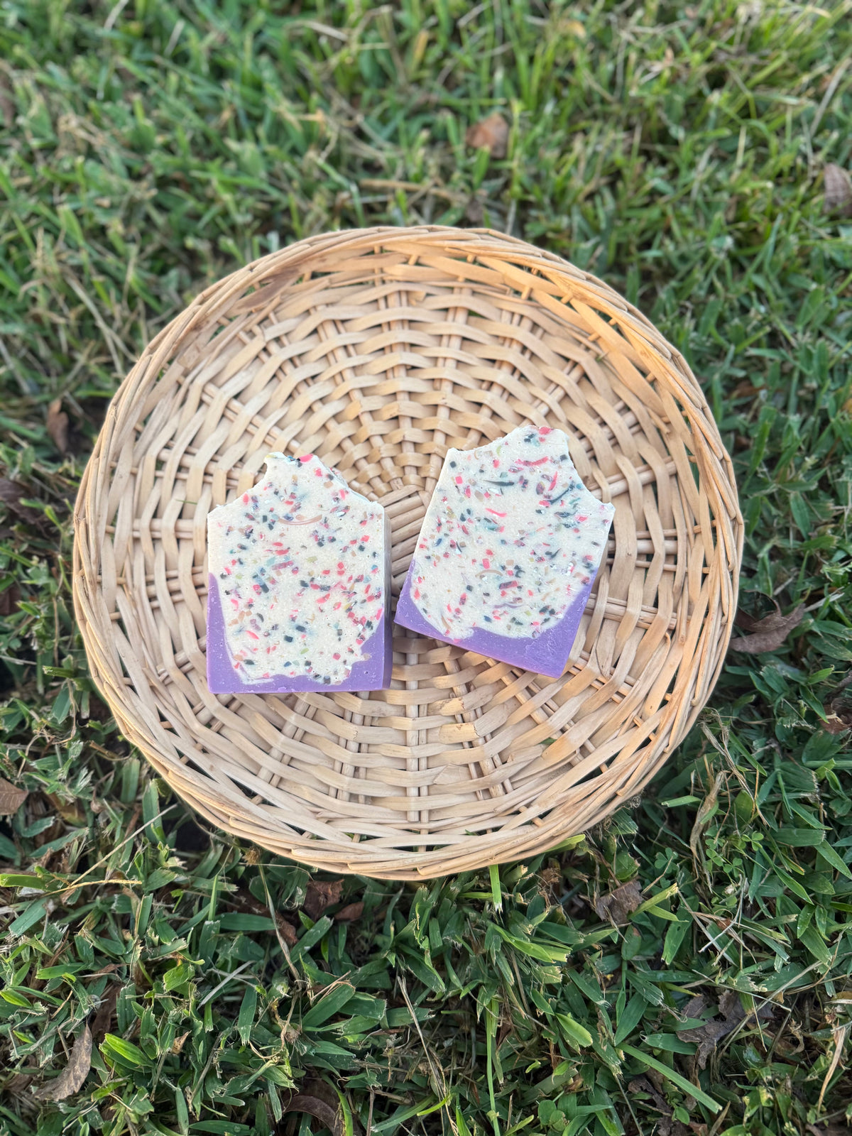 Rainforest Hibiscus & Confetti Goat Milk Soap