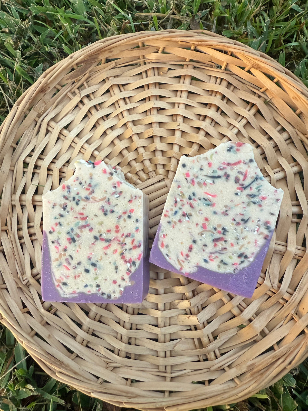 Rainforest Hibiscus & Confetti Goat Milk Soap